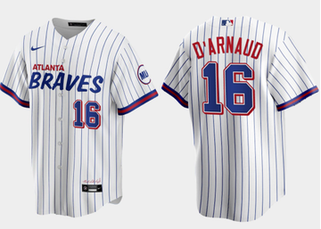 Travis Atlanta Braves white City Connect jersey