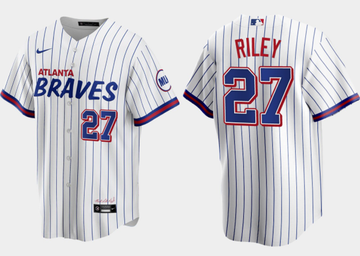 Austin Riley Atlanta Braves white City Connect jersey