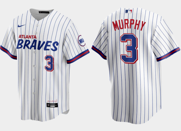 Dale Murphy Atlanta Braves white City Connect jersey