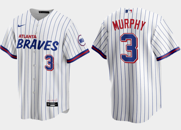 Dale Murphy Atlanta Braves white City Connect jersey