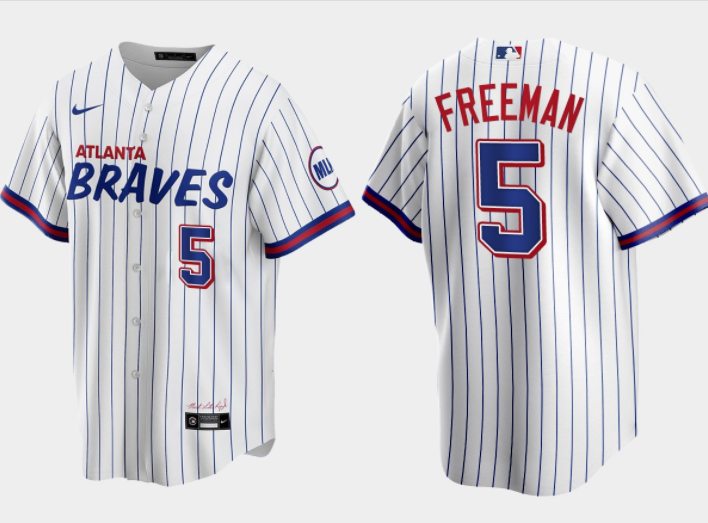 Freddie Freeman Atlanta Braves white City Connect jersey