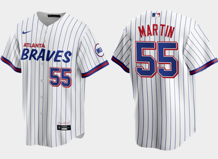 Chris Martin Atlanta Braves white City Connect jersey