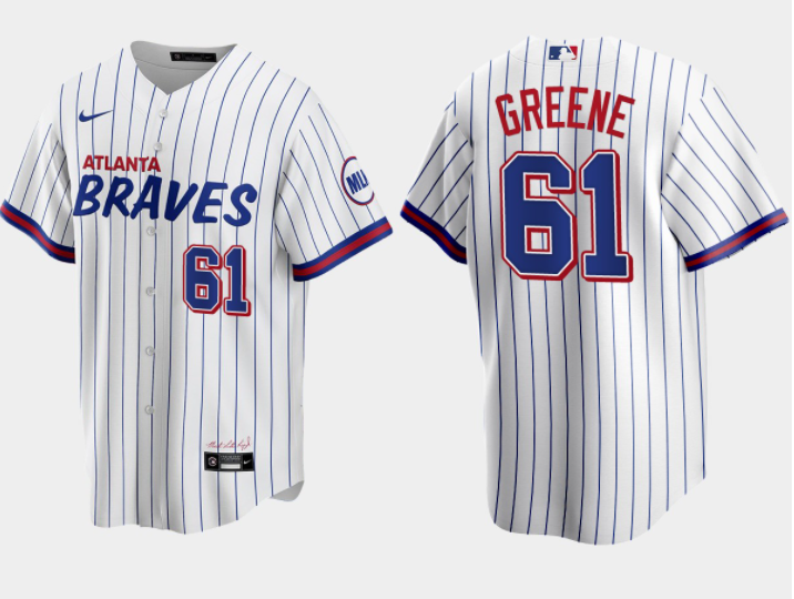 Shane Greene Atlanta Braves white City Connect jersey