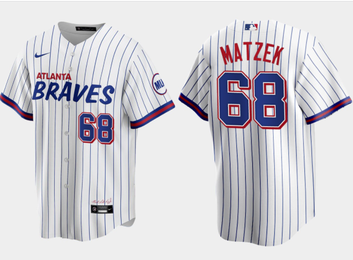 Tyler Matzek Atlanta Braves white City Connect jersey