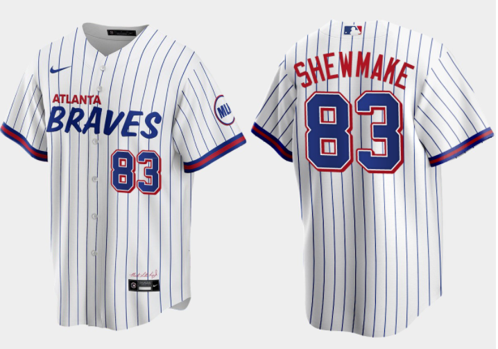 Braden Shewmake Atlanta Braves white City Connect jersey