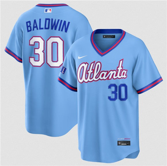 Drake Baldwin Atlanta Braves blue City Connect jersey