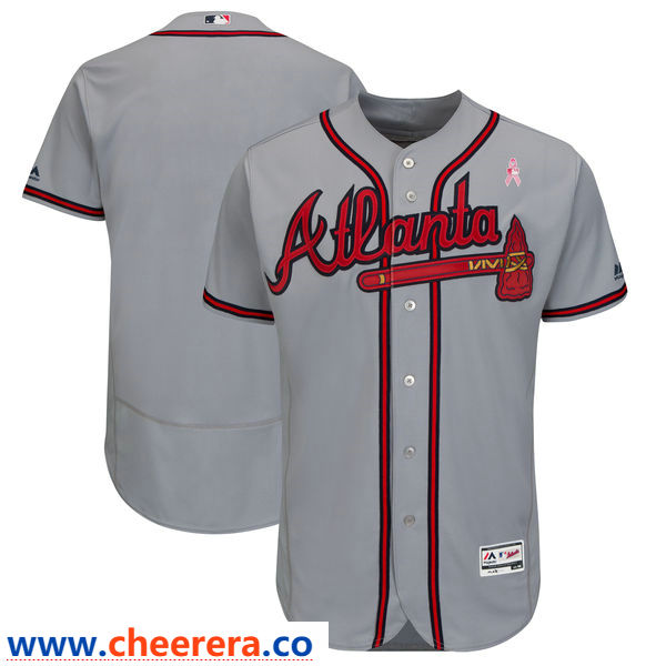 Custom Atlanta Braves gray jersey