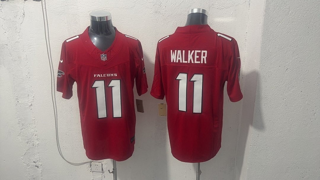 Jalon Walker Atlanta Falcons red Vapor jersey