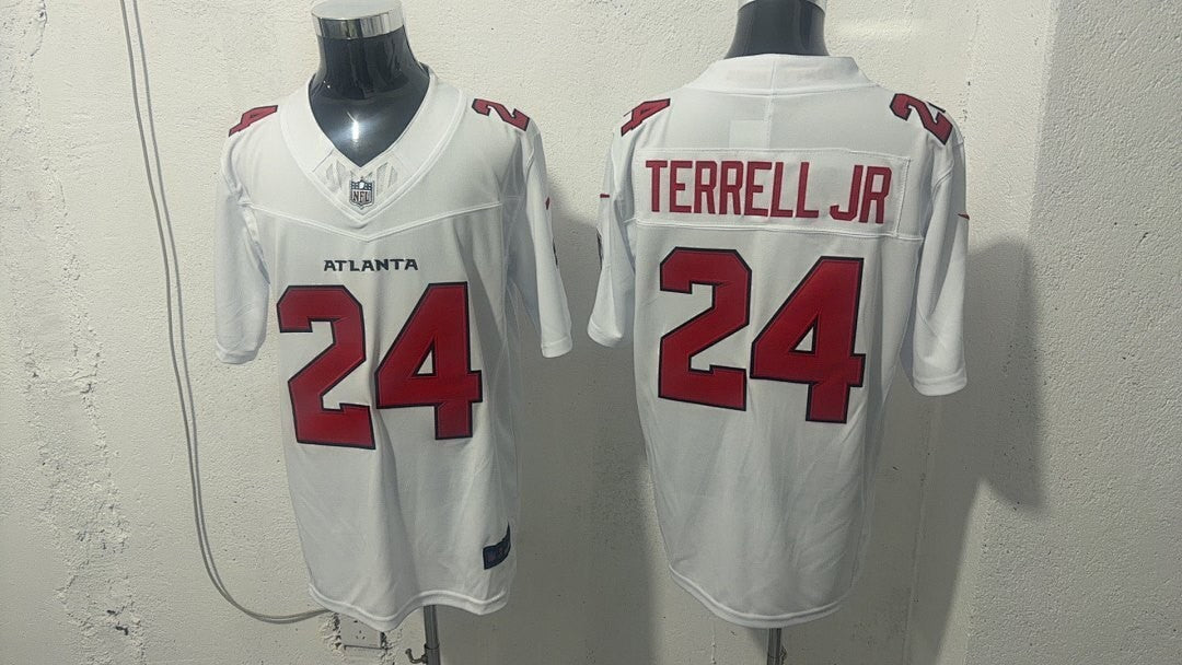Terrell Jr Atlanta Falcons white Vapor jersey