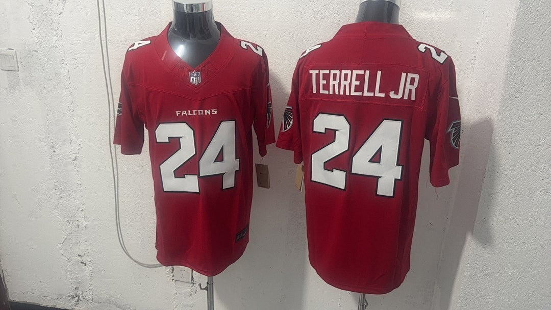 Terrell Jr Atlanta Falcons red Vapor jersey