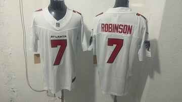 Bijan Robinson Atlanta Falcons white Vapor jersey