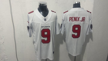Michael Penix Jr Atlanta Falcons white Vapor jersey