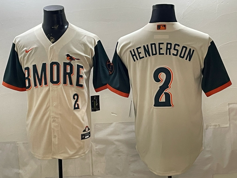 Gunnar Henderson Natural Baltimore Orioles City Connect jersey