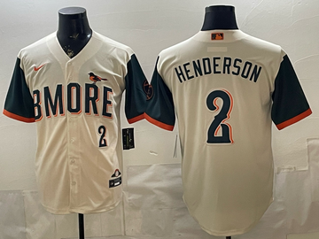 Gunnar Henderson Natural Baltimore Orioles City Connect jersey