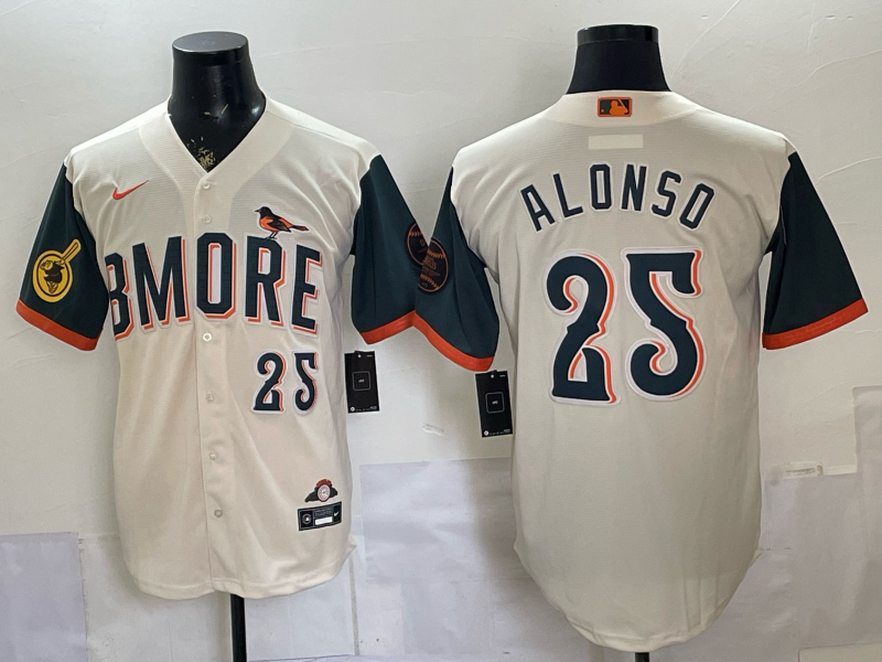 Pete Alonso Natural Baltimore Orioles City Connect jersey