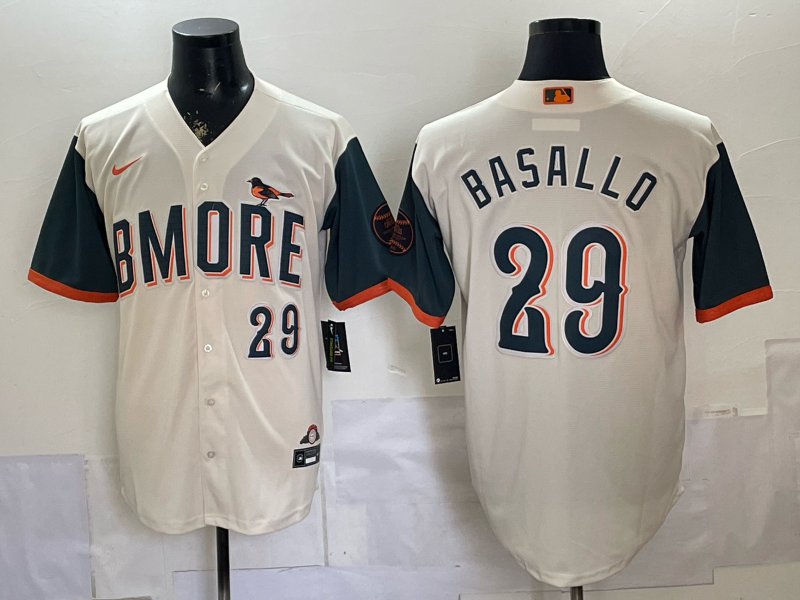 Samuel Basallo Natural Baltimore Orioles City Connect jersey