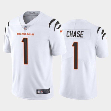 Ja'Marr Chase Cincinnati Bengals white Vapor jersey