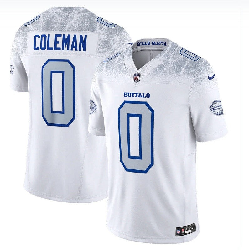 Keon Coleman Buffalo Bills white Vapor jersey
