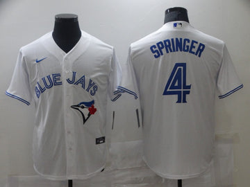 George Springer Toronto Blue Jays white jersey