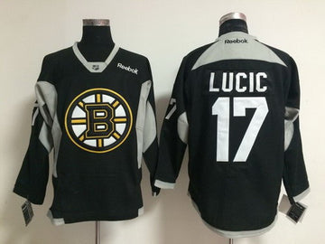 Milan Lucic Boston Bruins black jersey