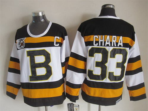 Zdeno Chara Boston Bruins white Throwback jersey