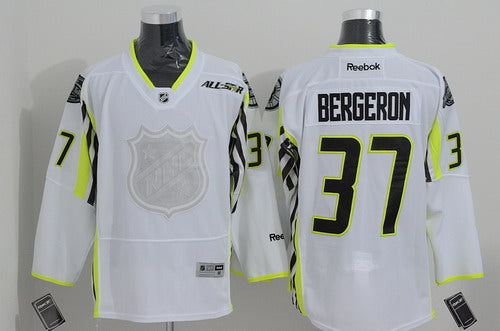 Patrice Bergeron Boston Bruins white jersey