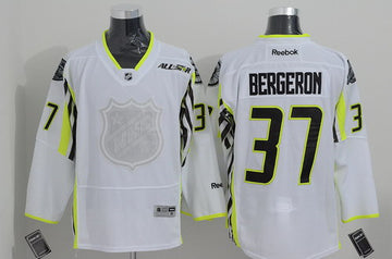 Patrice Bergeron Boston Bruins white jersey