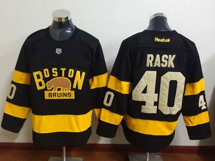 Tuukka Rask Reebok Boston Bruins black Winter Classic jersey