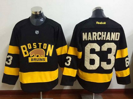 Brad Marchand Reebok Boston Bruins black Winter Classic jersey