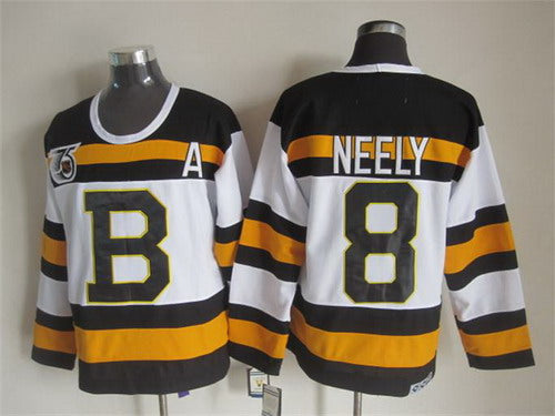 Cam Neely Boston Bruins white Throwback jersey