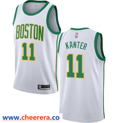 Enes Kanter Boston Celtics white jersey