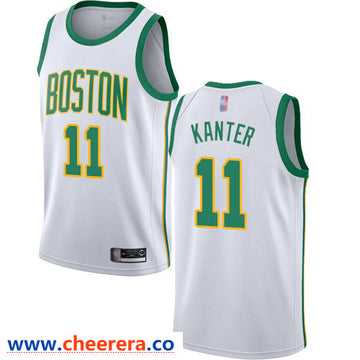 Enes Kanter Boston Celtics white jersey