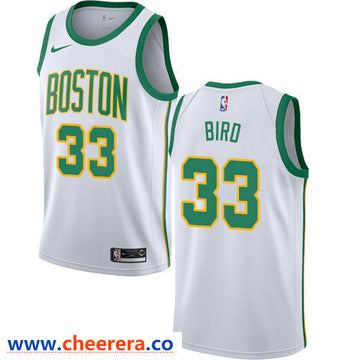 Larry Bird Boston Celtics white jersey
