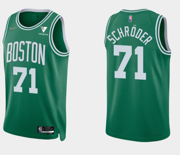 Dennis Schroder Boston Celtics green Authentic jersey