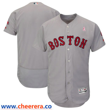 Custom Boston Red Sox gray jersey