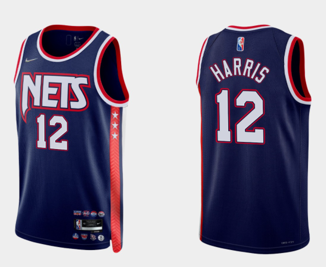 Joe Harris Brooklyn Nets navy jersey