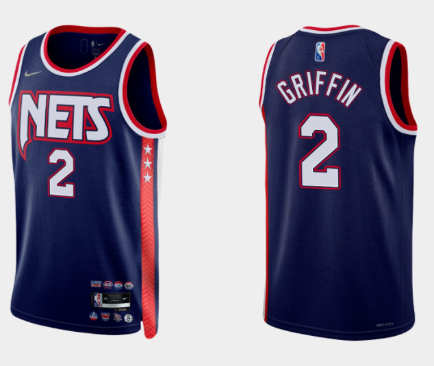 Blake Griffin Brooklyn Nets navy jersey