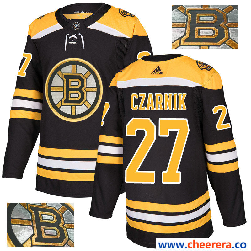 NHL Austin Czarnik Boston Bruins black jersey