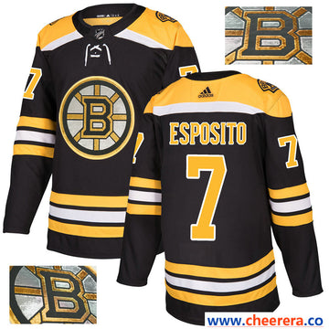 NHL Phil Esposito Boston Bruins black jersey