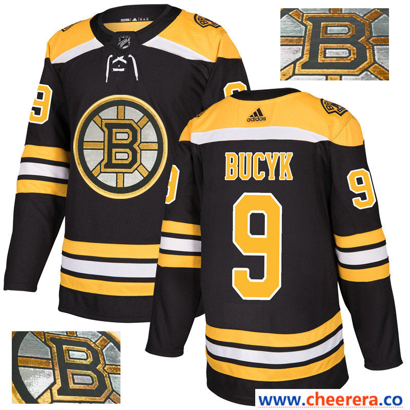 NHL Johnny Bucyk Boston Bruins black jersey
