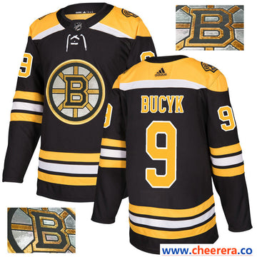 NHL Johnny Bucyk Boston Bruins black jersey