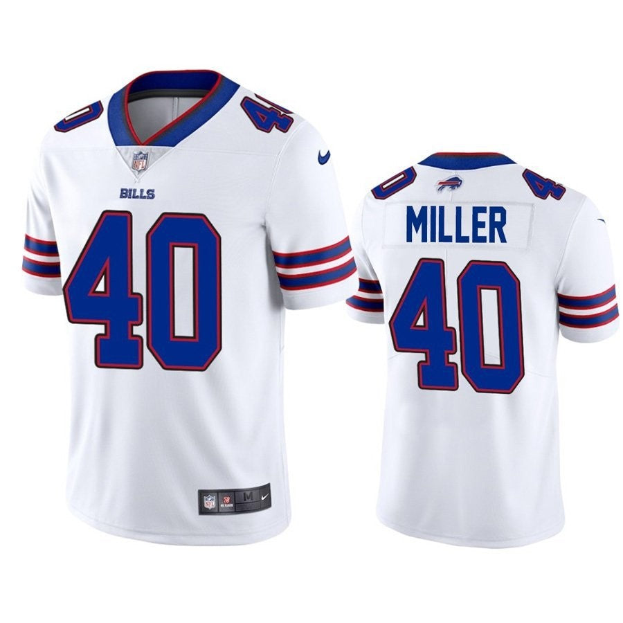 Von Miller Buffalo Bills white Vapor jersey