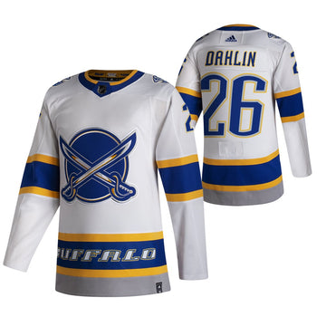 Rasmus Dahlin Buffalo Sabres white Reverse Retro jersey