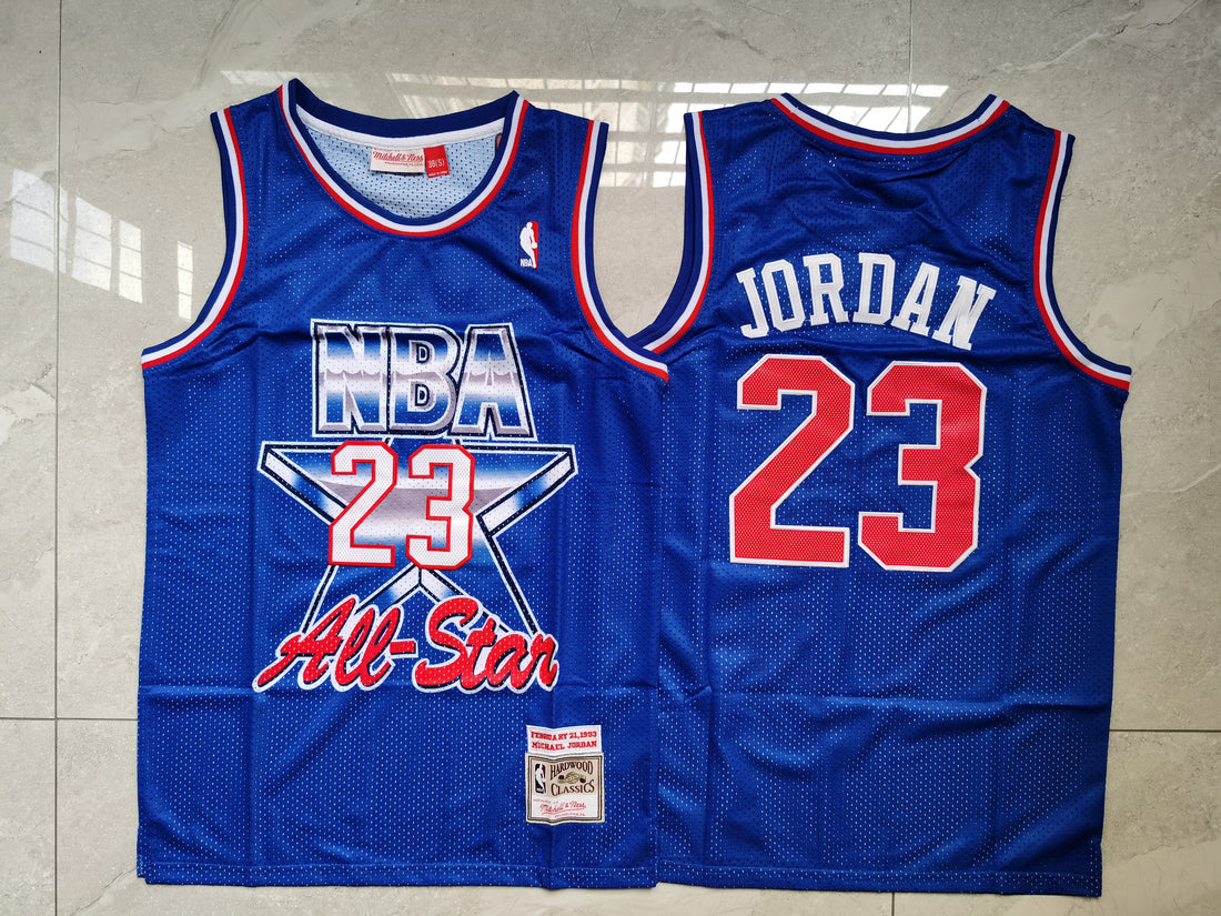 Michael Jordan Chicago Bulls blue All-Star jersey