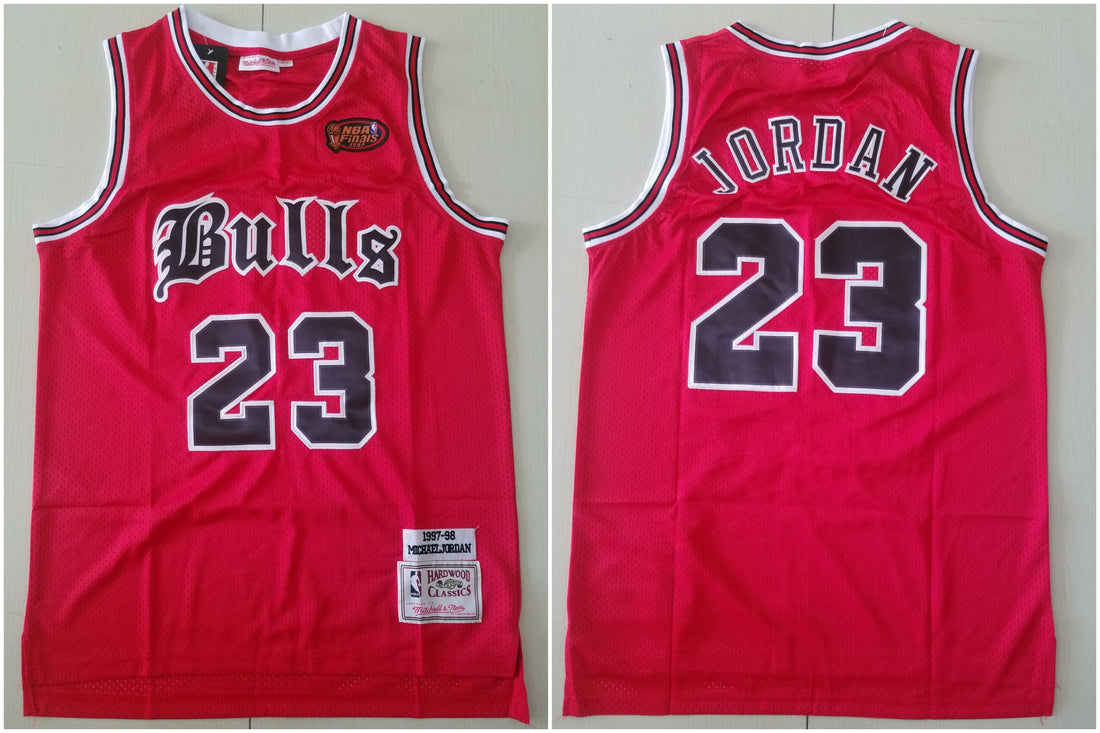 Michael Jordan Chicago Bulls red jersey