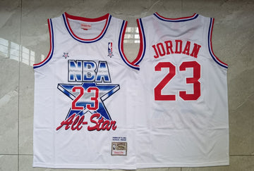 Michael Jordan Chicago Bulls white All-Star jersey