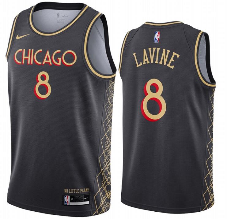 Zach Lavine Chicago Bulls black jersey