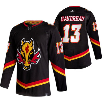 Johnny Gaudreau Calgary Flames black Reverse Retro jersey