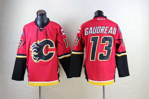 Johnny Gaudreau Calgary Flames red jersey