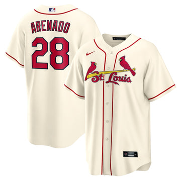 Nolan Arenado St. Louis Cardinals cream jersey